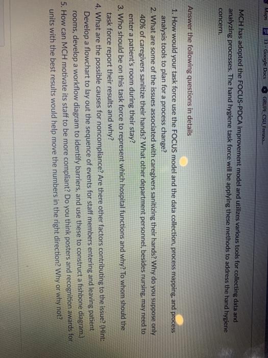 Solved Read the following Case Study and answer the | Chegg.com