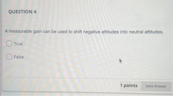 A measurable gain can be used to shift negative | Chegg.com