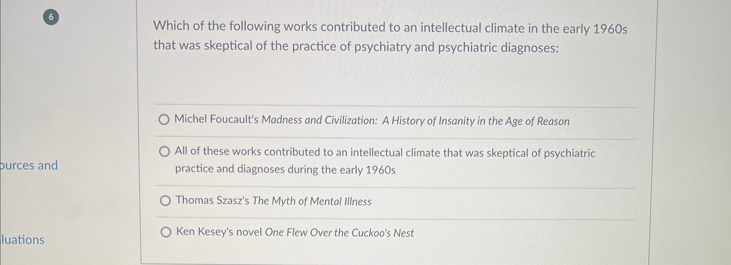 Solved Which of the following works contributed to an | Chegg.com