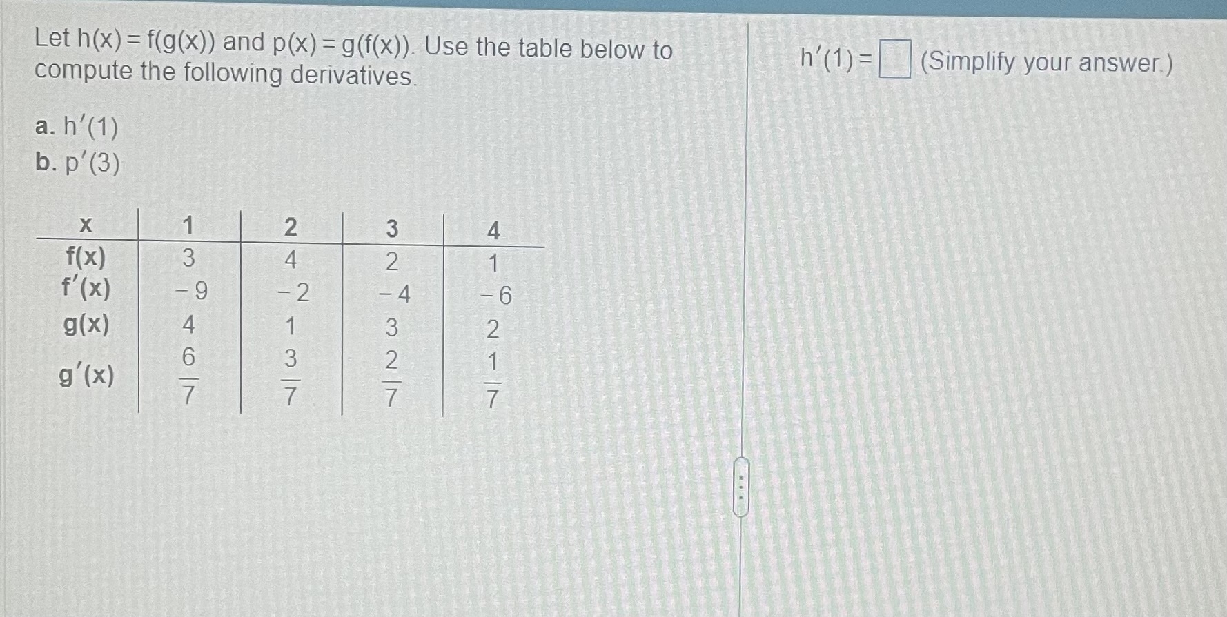 Solved Let Hxfgx ﻿and Pxgfx ﻿use The Table 3542