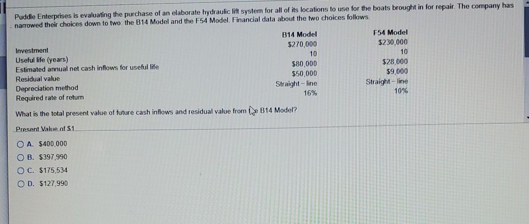solved-puddle-enterprises-is-evaluating-the-purchase-of-an-chegg