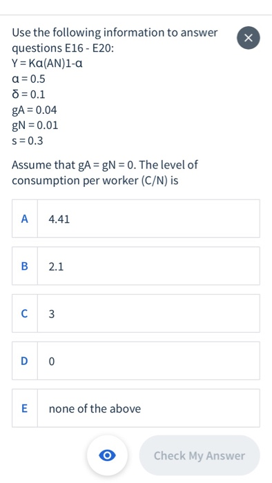 Solved X Use the following information to answer questions | Chegg.com