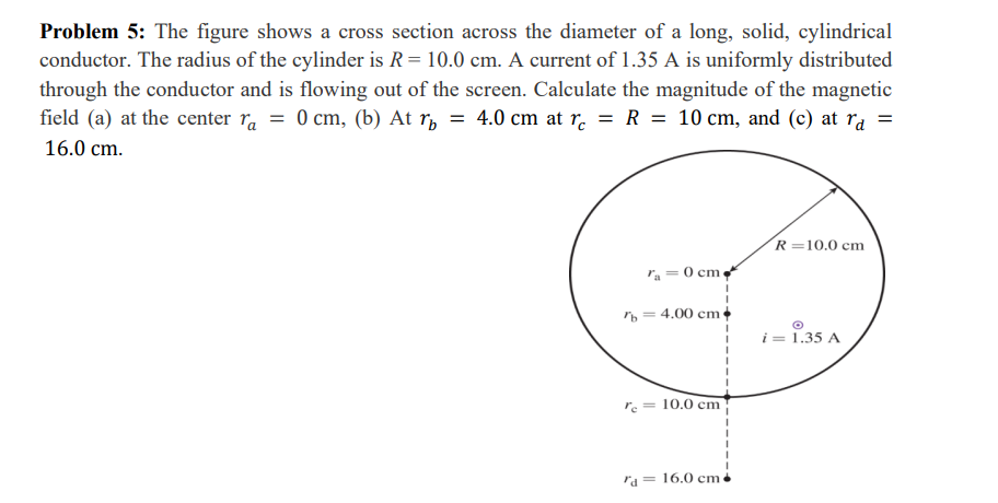 Solved Problem 5: The figure shows a cross section across | Chegg.com