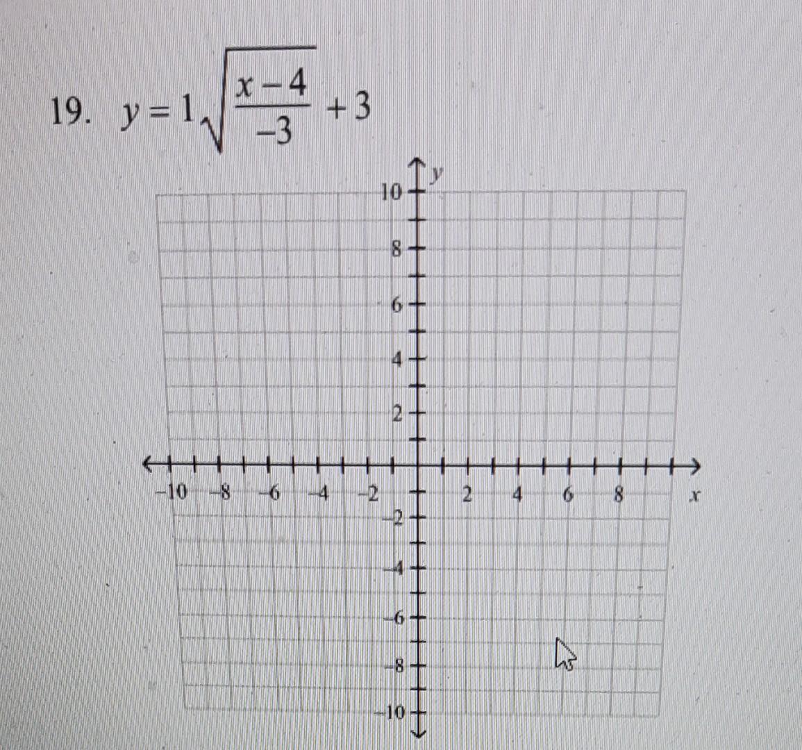 Solved 19 Y 1 3x 4 3 Chegg solved-19-y-1-3x-4-3-chegg