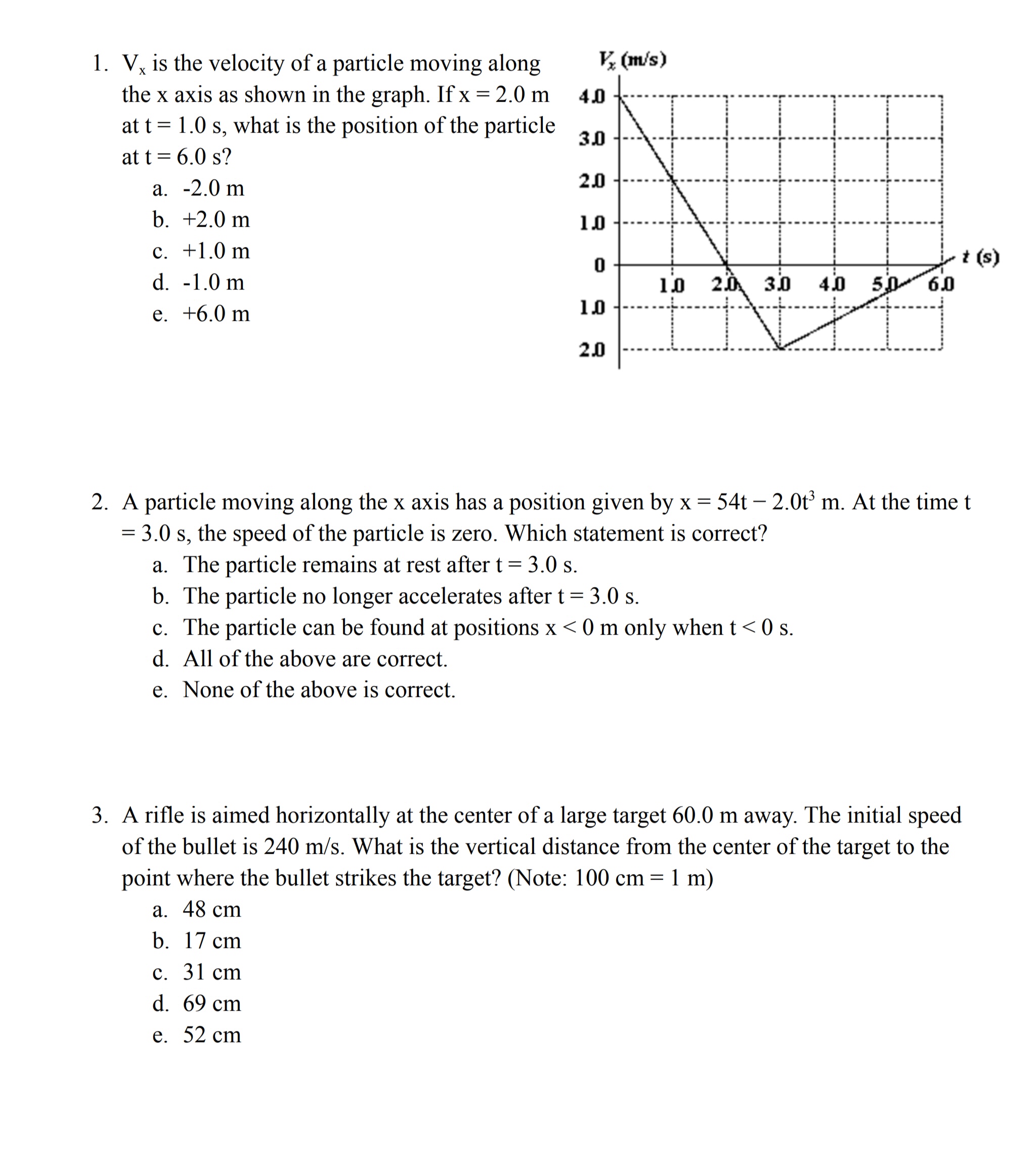 KEY:1. D2. E3. C4. A5. C6. C7. B8. C9. A10. | Chegg.com