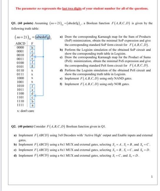 Solved NO=28The parameter no represents the last two digits | Chegg.com