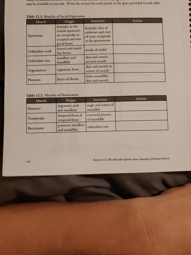 Solved may be available in your lab. Write the actions for Chegg