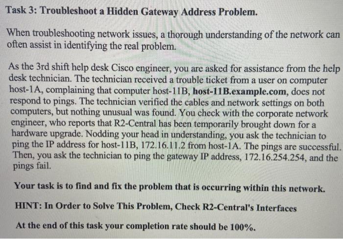 Solved Activity 5 5 1 Examining A Device s Gateway Chegg