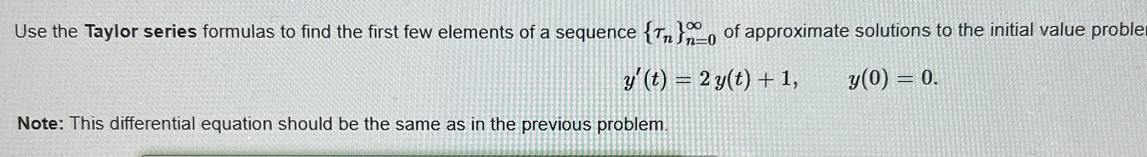 Solved Use the Picard-Lindelof series formulas to find the | Chegg.com