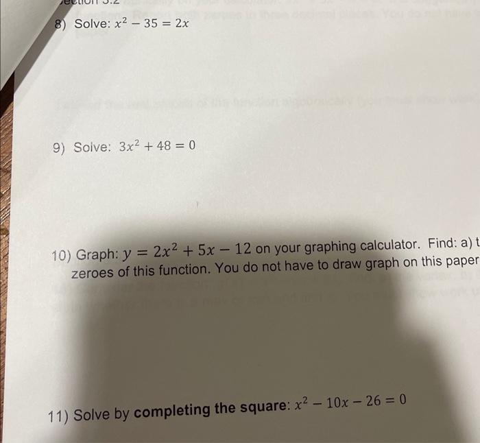 solved-8-solve-x2-35-2x-9-soive-3x2-48-0-10-graph-chegg