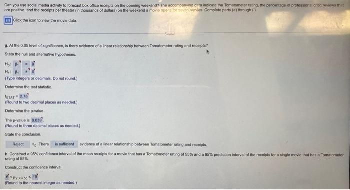 Solved a. Use the least-squares method to compute the | Chegg.com