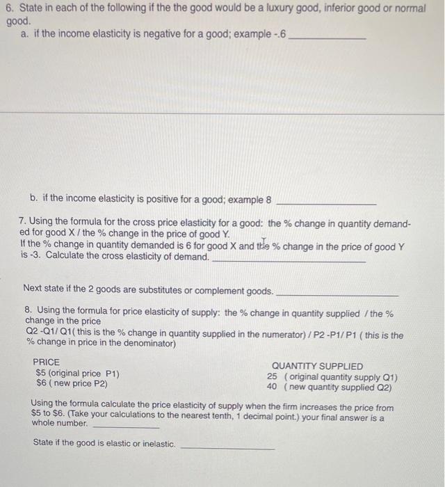 Solved Questions #1 through #6 are worth 2 points and | Chegg.com