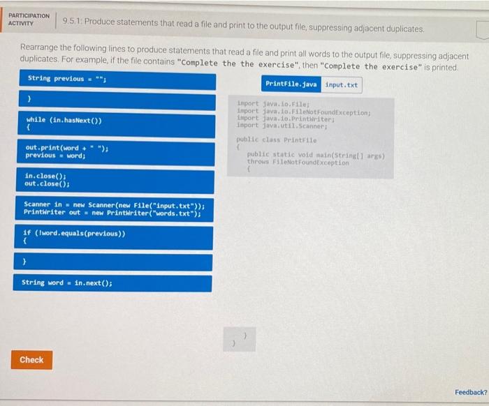 Solved PARTICIPATION ACTIVITY 9.5.1: Produce statements that | Chegg.com