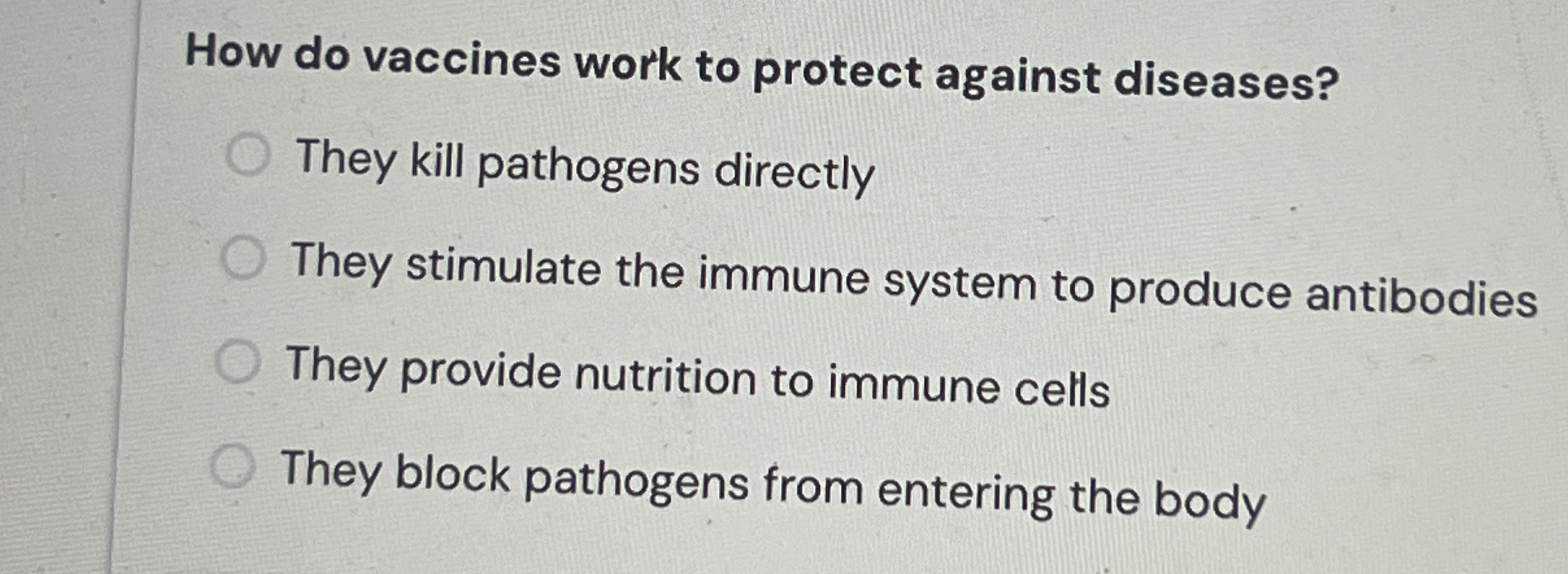 Solved How do vaccines work to protect against diseases?They