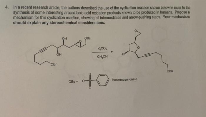 Solved 4. In a recent research article, the authors | Chegg.com