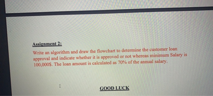 Solved Assignment 2: Write an algorithm and draw the | Chegg.com
