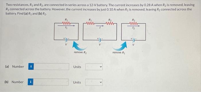 Solved Two resistances, Rs and Ry, are connected in series | Chegg.com