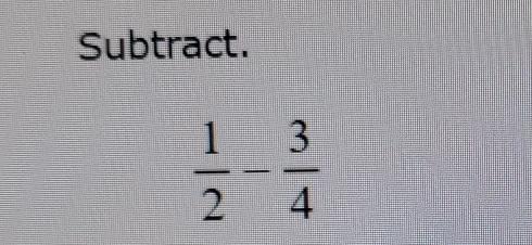 subtract 1 2 3 4