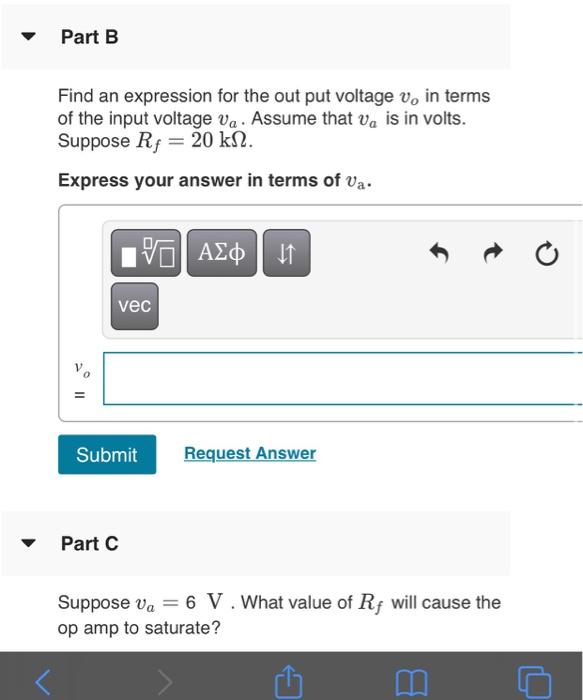 Solved Problem 5.26 6 of 7 Σ The op amp in the circuit in is | Chegg.com