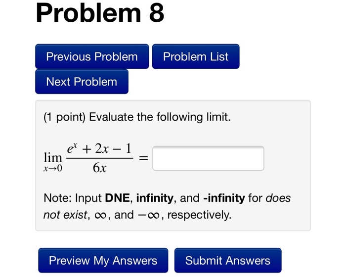 Solved Problem 8 Previous Problem Problem List Next | Chegg.com