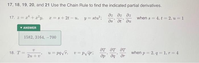 Solved 1,2,3, and 4 Use the Chain Rule to find dz/dt or