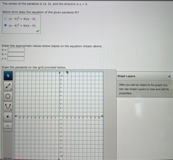 Solved A Parabola Is The Collection Of Points X Y Whose Chegg Com