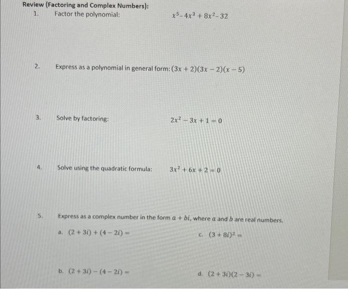 find the value of polynomial 5x 4x 2 3 at x 1