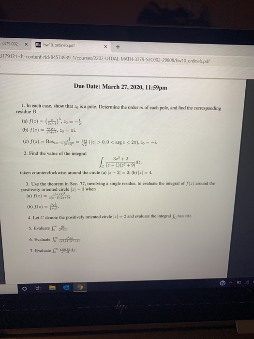 Solved 3379.002 - X B Hw10_onlineb.pdt | Chegg.com