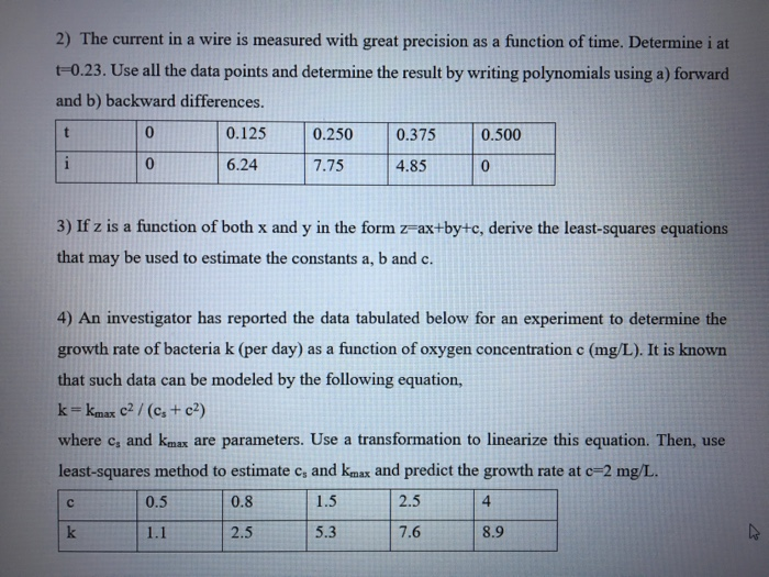 Solved 2) The current in a wire is measured with great | Chegg.com