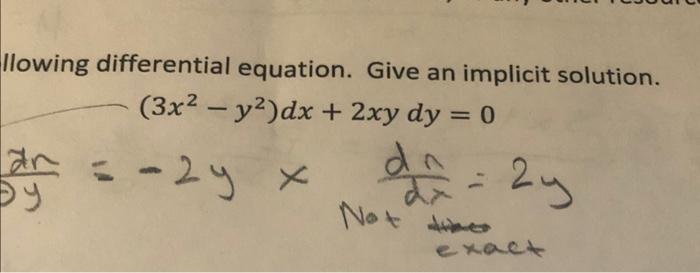 Solved solve this differential equation using the seperable | Chegg.com