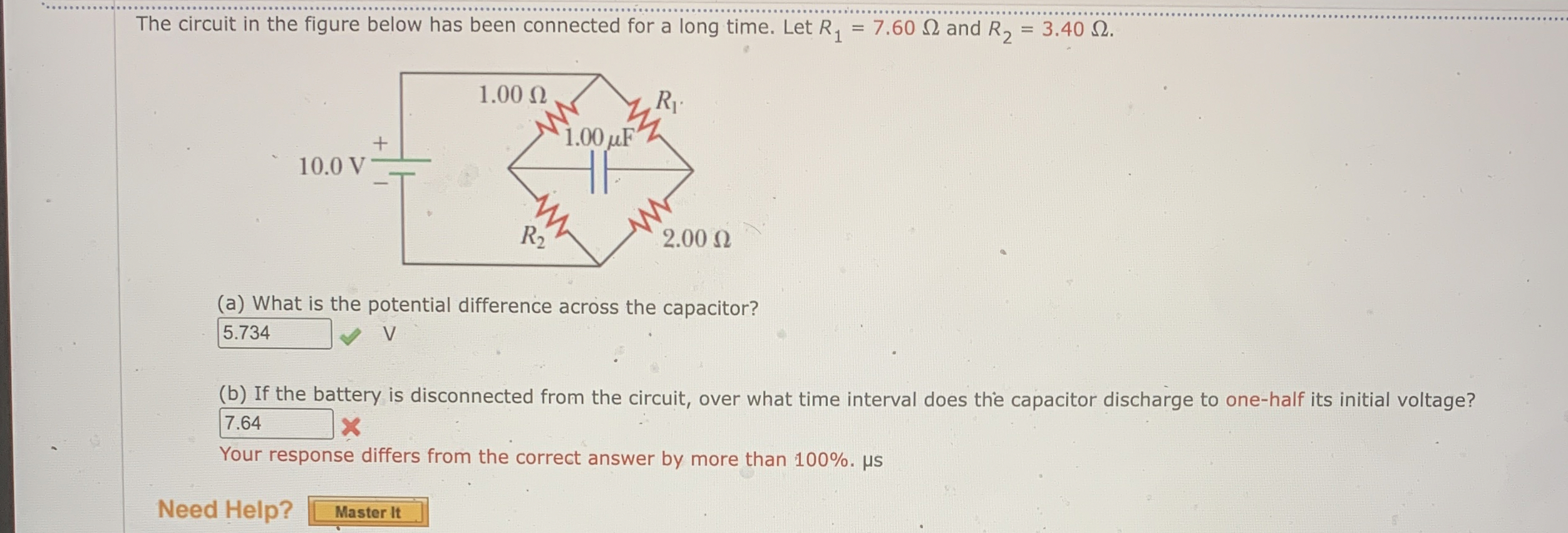 Solved The circuit in the figure below has been connected | Chegg.com