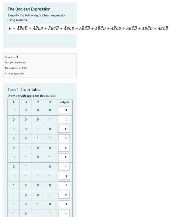 Solved The Boolean Expression Simplify the following boolean | Chegg.com
