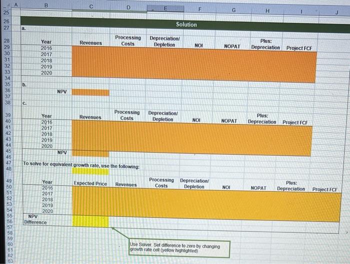 Please solve all parts a-c‼️Need it to have excel | Chegg.com