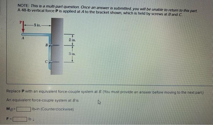 Solved Note This Is A Multi Part Question Once An Answer