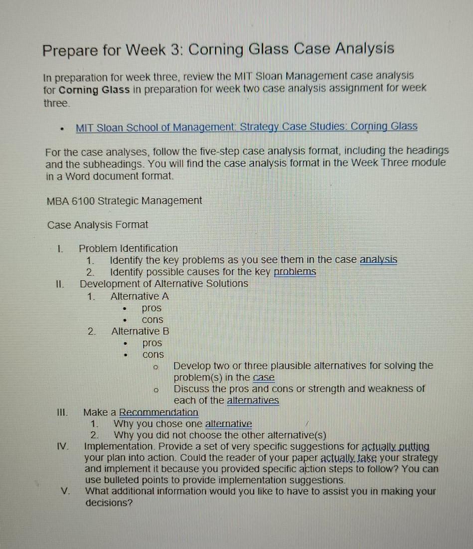 glass analysis case study