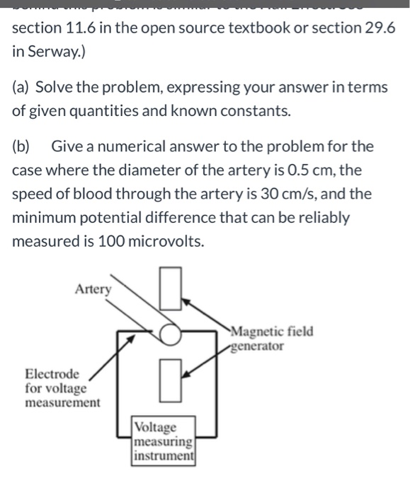Solved 2. An flowmeter measures the speed of