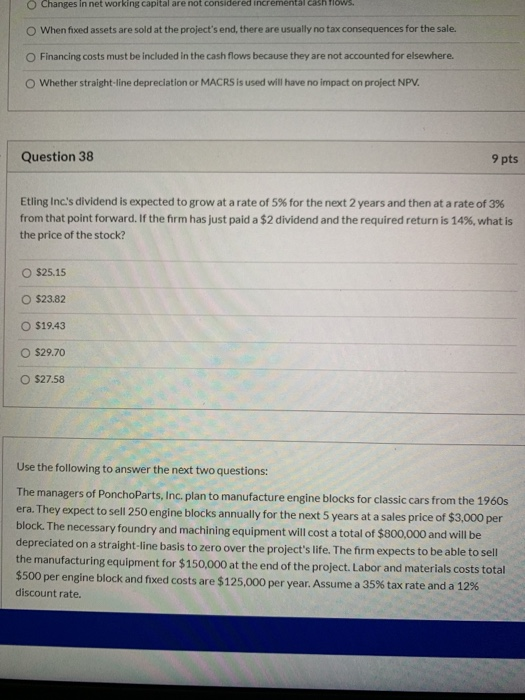 Solved Whether straight-line depreciation or MACRS is used | Chegg.com