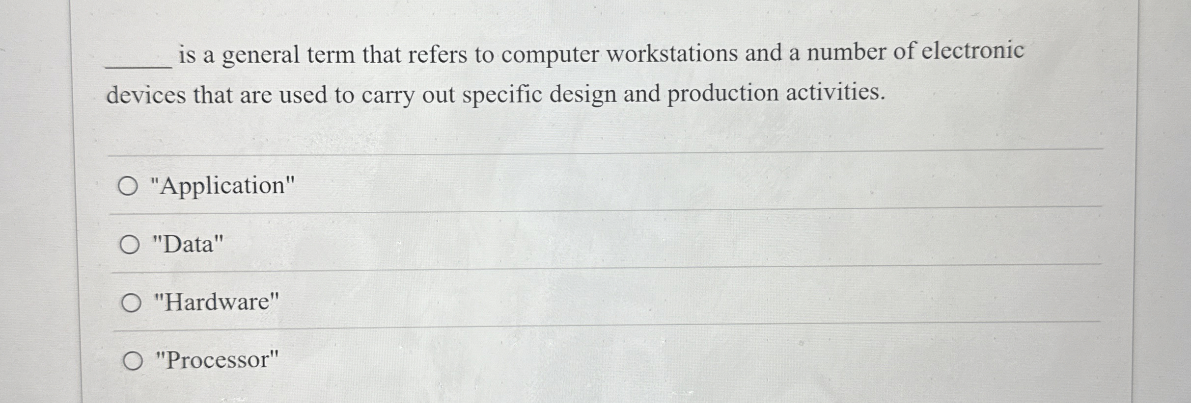 Solved is a general term that refers to computer | Chegg.com