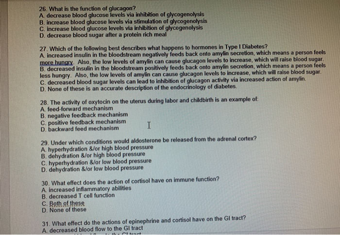 what is the function of glucagon during fasting quizlet