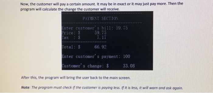 Solved Question-1 (Cashier System) 1. General Info In this | Chegg.com