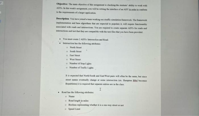 Solved A. Objective: The main objective of this assignment | Chegg.com