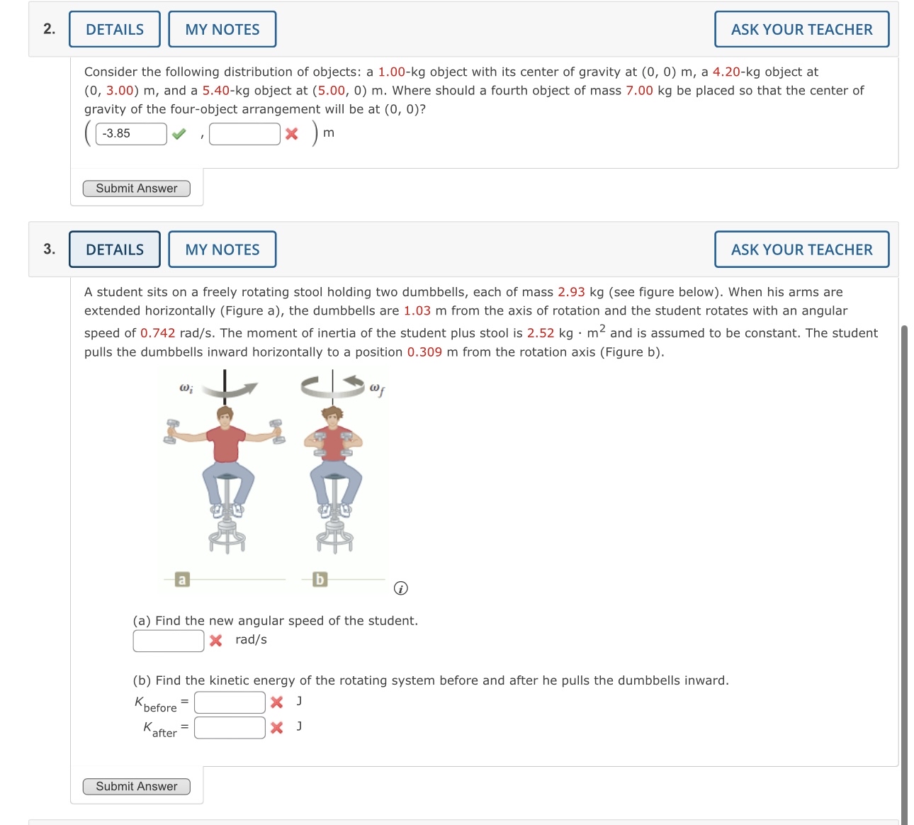 Solved Consider the following distribution of objects: a | Chegg.com