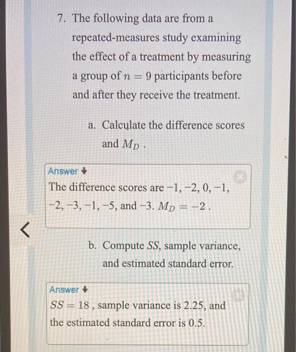 solved-7-the-following-data-are-from-a-repeated-measures-chegg