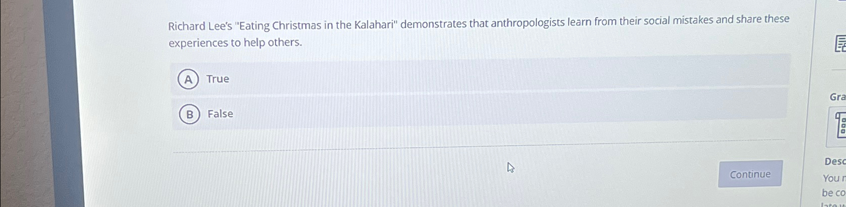 Solved Richard Lee's "Eating Christmas in the Kalahari" | Chegg.com