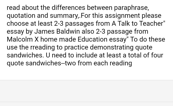 a talk to teachers james baldwin summary