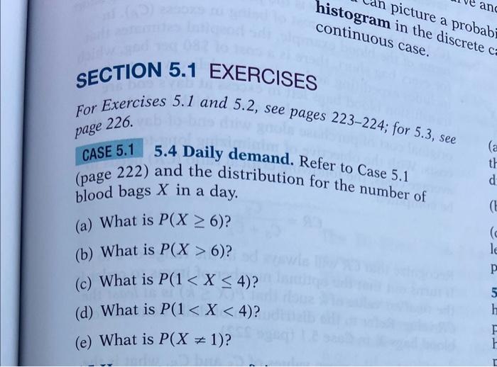 Solved SECTION 5.1 EXERCISES For Exercises 5.1 and 5.2, see | Chegg.com