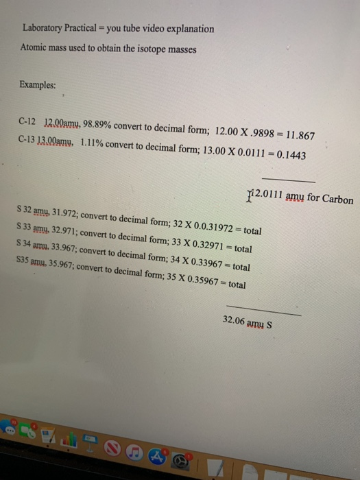 Solved Laboratory Practical = you tube video explanation