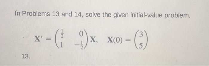 Solved find the general solution of the given | Chegg.com