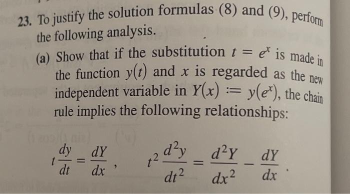 Solved Please work on number 24 part c) and d). Problem 23 | Chegg.com
