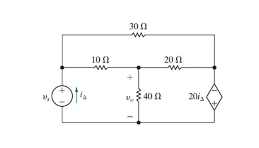 Solved Part AUse the node-voltage method to find the value | Chegg.com